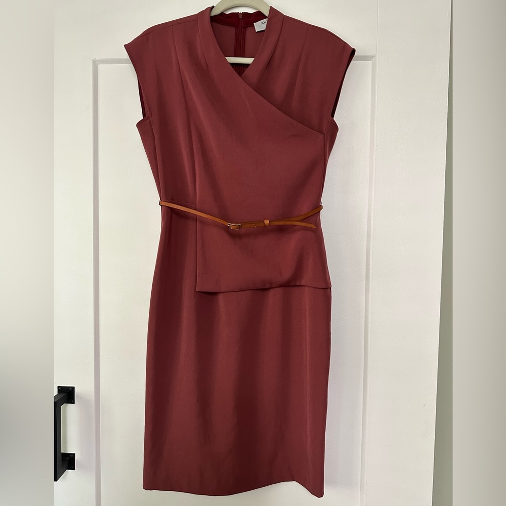M.M. LaFleur Elecia Brick Red dress, size 8